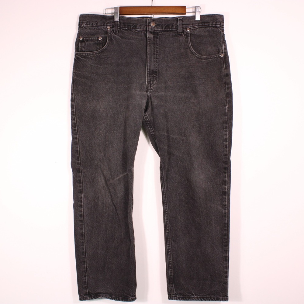 Vintage Arizona Jeans Mens 40x30 Black 100% Cotton Authentic Jeanswear Denim Y2K
